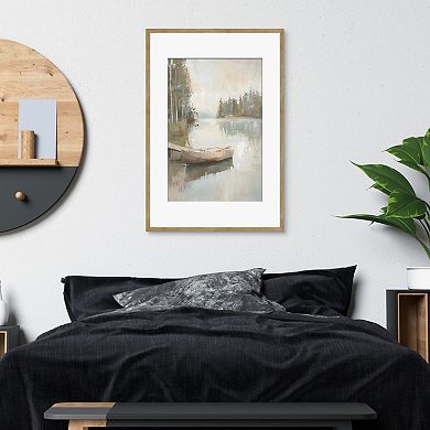 Masterpiece Quiet Dock Framed Wall Art