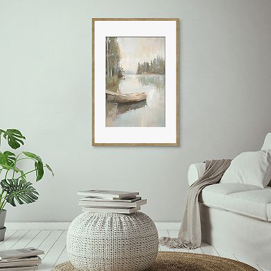 Masterpiece Quiet Dock Framed Wall Art