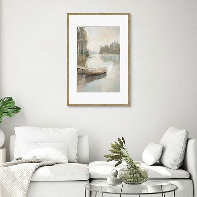Masterpiece Quiet Dock Framed Wall Art