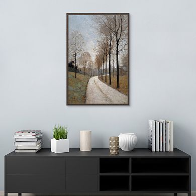 Masterpiece January Walk Framed Wall Art