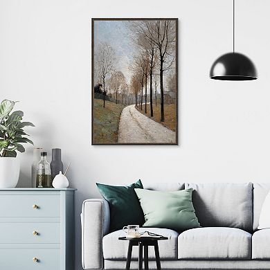 Masterpiece January Walk Framed Wall Art