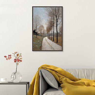 Masterpiece January Walk Framed Wall Art