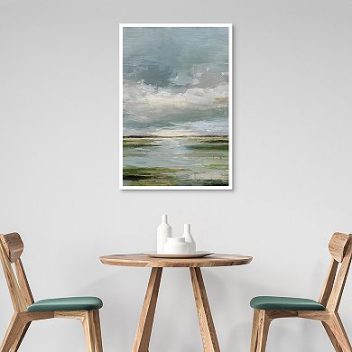Masterpiece Soft Texture Landscape Abstract Framed Wall Art