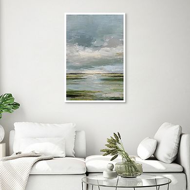 Masterpiece Soft Texture Landscape Abstract Framed Wall Art