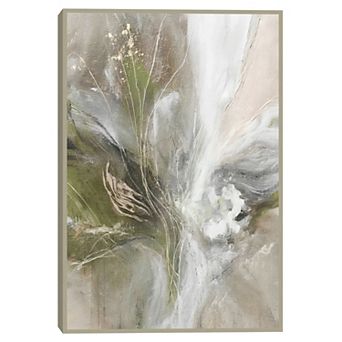 Masterpiece Delicate Moss Abstract Framed Wall Art