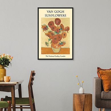 Masterpiece Van Gogh Sunflowers Framed Wall Art