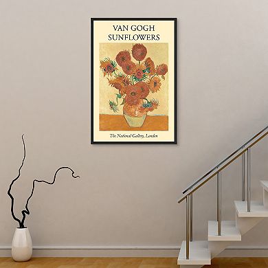 Masterpiece Van Gogh Sunflowers Framed Wall Art