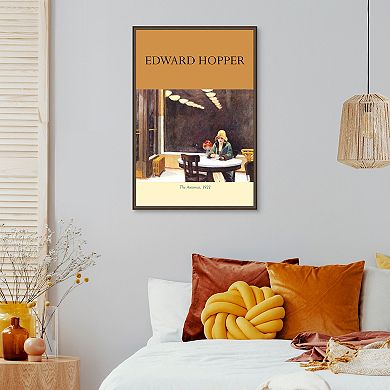 Masterpiece Edward Hopper The Automat Framed Wall Art