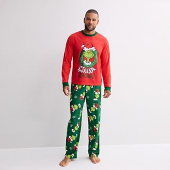 Men's Jammies For Your Families® How The Grinch Stole Christmas Pajama Top & Pajama Bottoms Set