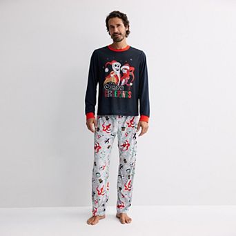 Men’s Jammies For Your Families® Disney’s Nightmare Before Christmas Pajama Top & Pajama Bottoms Set