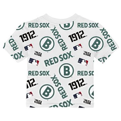 Toddler Outerstuff White Boston Red Sox City Connect Game Day T-Shirt