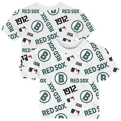 Toddler Outerstuff White Boston Red Sox City Connect Game Day T-Shirt