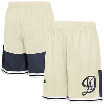 Youth Outerstuff Cream Los Angeles Dodgers City Crew Fashion Shorts
