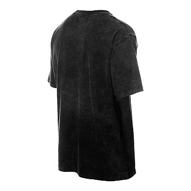 Men's New Era Wine Cleveland Cavaliers Oversized Throwback Collection Mineral Wash T-Shirt