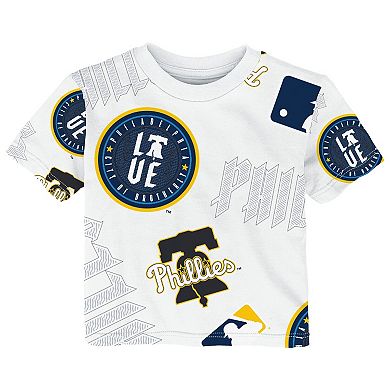 Toddler Outerstuff White Philadelphia Phillies City Connect Game Day T-Shirt