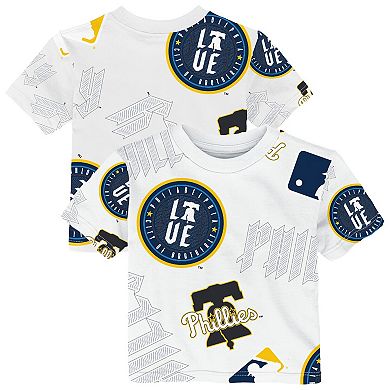 Toddler Outerstuff White Philadelphia Phillies City Connect Game Day T-Shirt