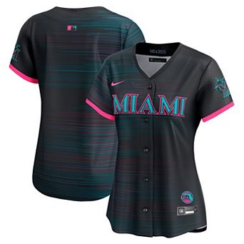 Women's Nike Black Miami Marlins 2025 City Connect Limited Jersey