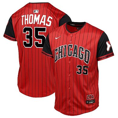 Youth Frank Thomas Red/Black Chicago White Sox 2025 City Connect Limited Player Jersey
