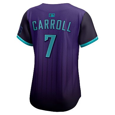 Women's Nike Corbin Carroll Purple Arizona Diamondbacks 2025 City Connect Limited Player Jersey