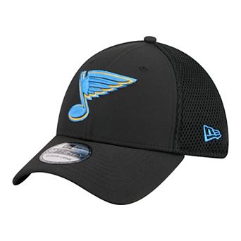 Men's New Era Black St. Louis Blues Logo 39THIRTY Flex Hat