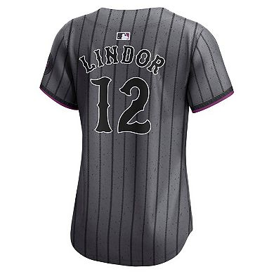 Women's Nike Francisco Lindor Gray New York Mets City Connect Limited Jersey