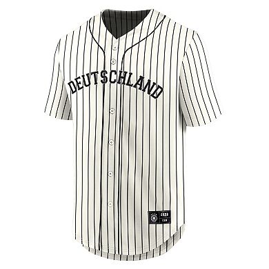 Men's Fanatics Cream Germany National Team Oversized Baseball Jersey