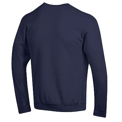 Men's Champion Navy Detroit Tigers Heart & Soul Powerblend Sweatshirt