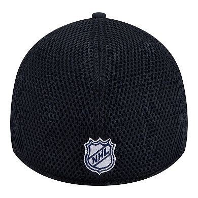 Men's New Era Navy Washington Capitals Logo 39THIRTY Flex Hat