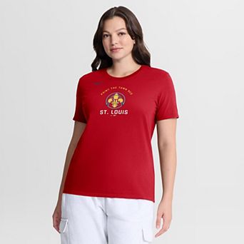 Women's Nike Red St. Louis Cardinals City Connect Arch T-Shirt