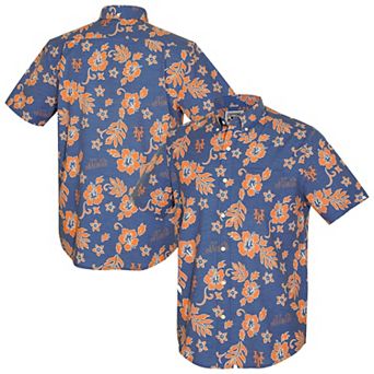 Men's Reyn Spooner Blue New York Mets Cooperstown Kekai Performance Button-Down Top
