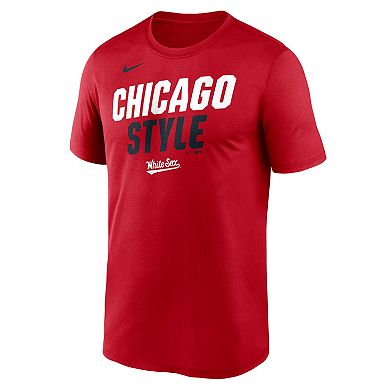 Men's Nike Red Chicago White Sox City Connect Team Phrase Script Dri-FIT T-Shirt