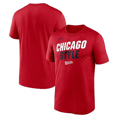 Men's Nike Red Chicago White Sox City Connect Team Phrase Script Dri-FIT T-Shirt