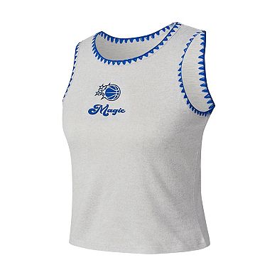 Women's Concepts Sport Gray Orlando Magic Neptune Hacci Knit Tank Top