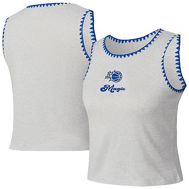 Women's Concepts Sport Gray Orlando Magic Neptune Hacci Knit Tank Top