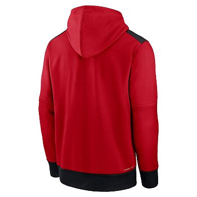 Men's Nike Red/Black Chicago White Sox 2025 City Connect Authentic Collection Performance Pullover Hoodie