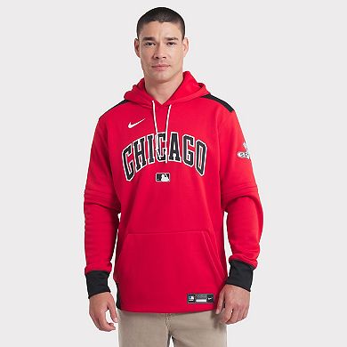 Men's Nike Red/Black Chicago White Sox 2025 City Connect Authentic Collection Performance Pullover Hoodie