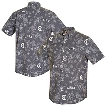 Men's Reyn Spooner Navy Chicago Cubs Cooperstown Kekai Performance Button-Down Top