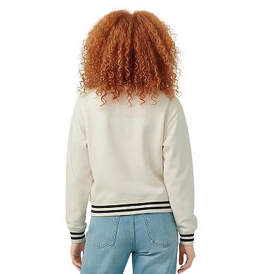 Women's Champion Cream Minnesota Vikings Reverse Weave Fleece Sweatshirt