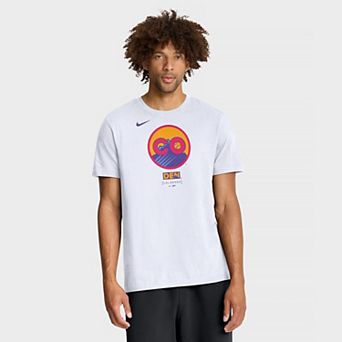 Men's Nike White Colorado Rockies City Connect Large Logo T-Shirt