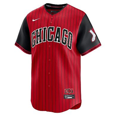 Men's Nike Red/Black Chicago White Sox 2025 City Connect Limited Jersey
