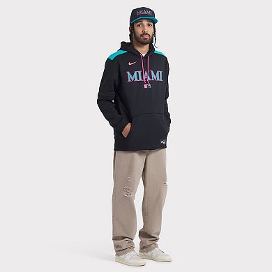 Men's Nike Black Miami Marlins 2025 City Connect Performance Fitted Hat