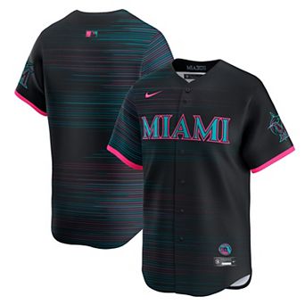 Men's Nike Black Miami Marlins 2025 City Connect Limited Jersey