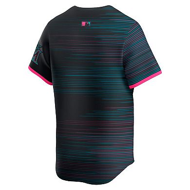 Men's Nike Black Miami Marlins 2025 City Connect Limited Jersey