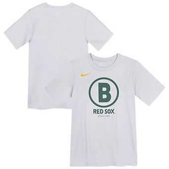 Preschool Nike White Boston Red Sox City Connect Logo T-Shirt