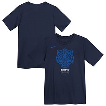 Preschool Nike Navy Detroit Tigers City Connect Logo T-Shirt