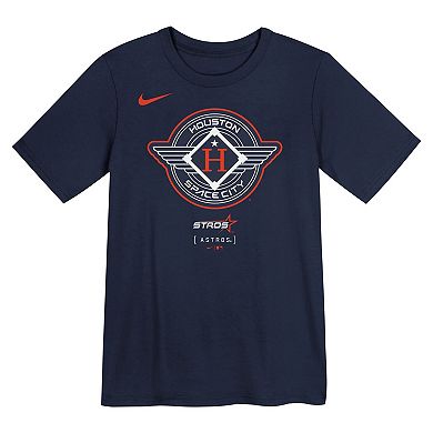 Preschool Nike Navy Houston Astros City Connect Logo T-Shirt