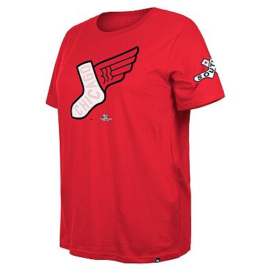 Women's New Era Black Chicago White Sox 2025 City Connect Plus Size T-Shirt