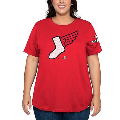 Women's New Era Black Chicago White Sox 2025 City Connect Plus Size T-Shirt