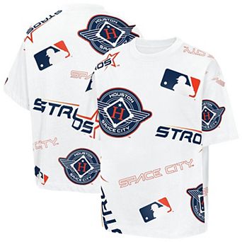 Youth Outerstuff White Houston Astros Circus Catch T-Shirt