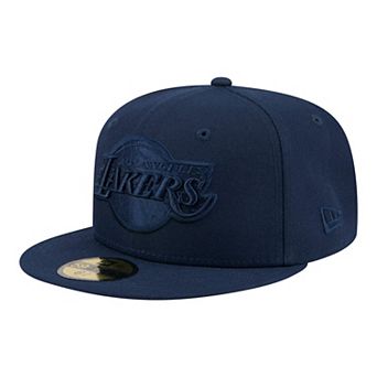 Men's New Era Navy Los Angeles Lakers Tonal Color Pack 59FIFTY Fitted Hat